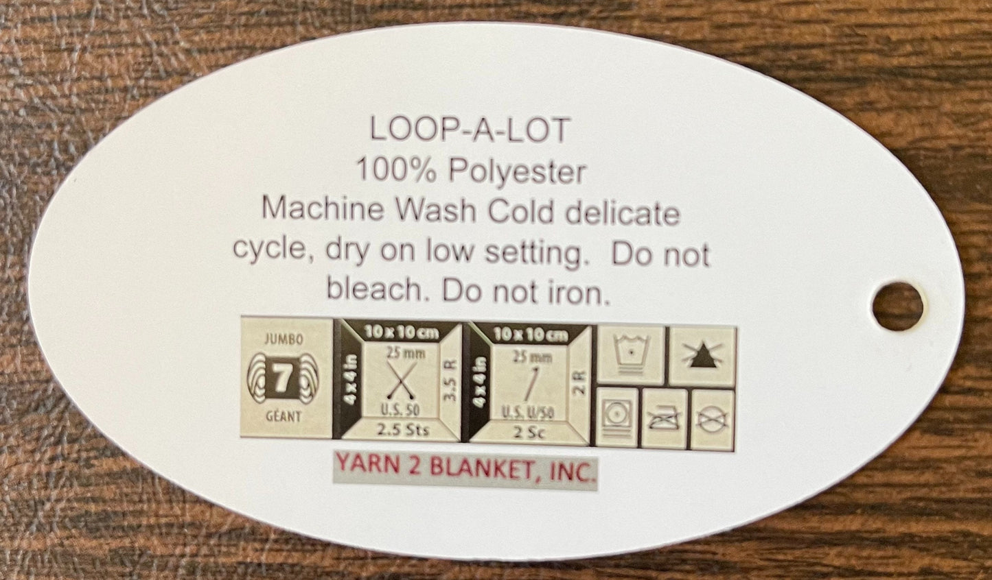 JUMBO Chenille Yarn ~ Dove Gray Yarn ~ Loop-A-Lot ~ FREE SHIPPING AVAILABLE ~