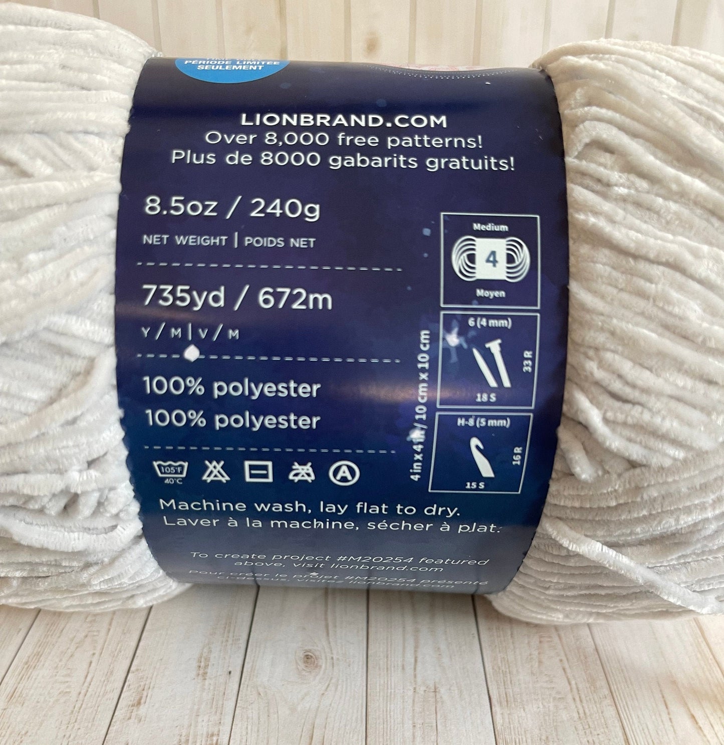 NAPTIME SIESTE ~ Pale Grey ~ Lion Brand Yarn