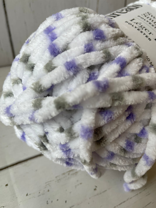 DUSTY  LILAC  DOT Yarn ~ Sweet Snuggles Lite ~ Loops & Threads