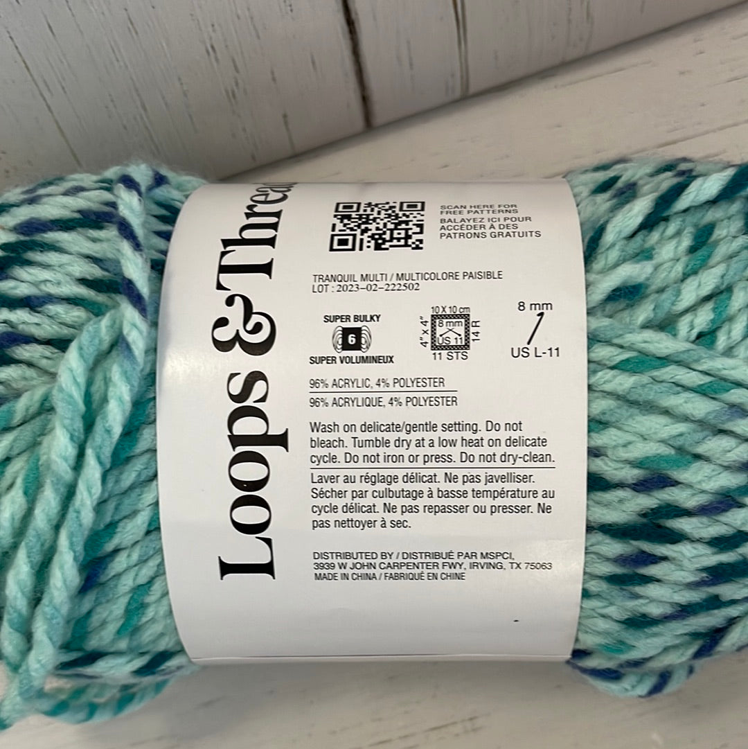 TRANQUIL Multi Yarn ~ Ringspun ~ Loops & Threads