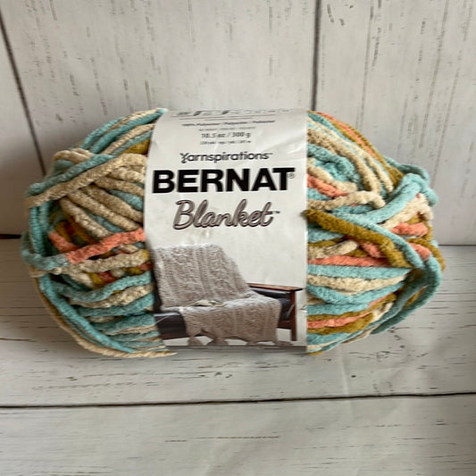 SAILORS DELIGHT ~ Bernat Blanket, 10.5oz/300g, 220 yards/201m, Super Bulky 6