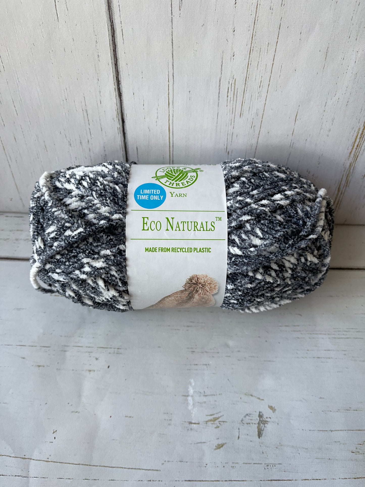 Charcoal Yarn  ~ Eco NATURALS ~ Loops and Threads Yarn