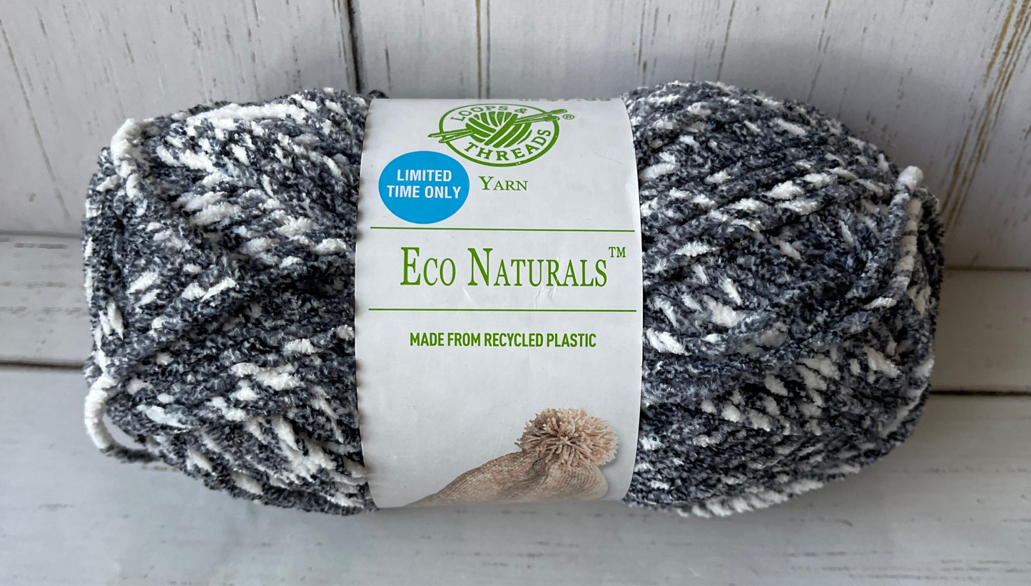 Charcoal Yarn  ~ Eco NATURALS ~ Loops and Threads Yarn