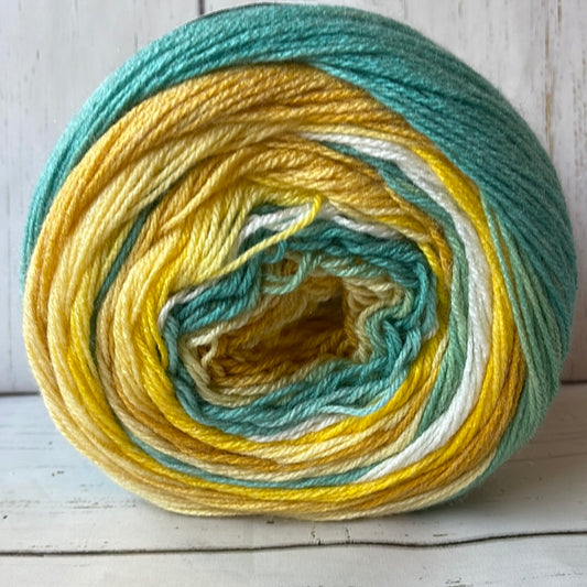 BANANA Yarn ~ Caron Skinny Cakes, 8.8 oz, 795 yards