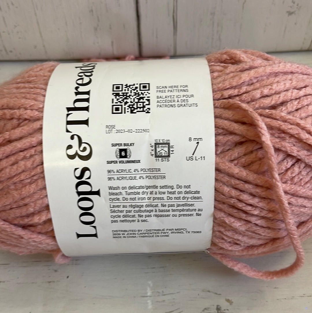 ROSE YARN ~ Ringspun ~ Loops & Threads