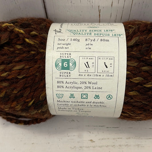 Sequoia  ~ LION BRAND WOOL Ease Thick And Quick Yarn ~  5 oz. / 140 g. ~ 87 Yards / 80 Meters ~ Super Bulky 6