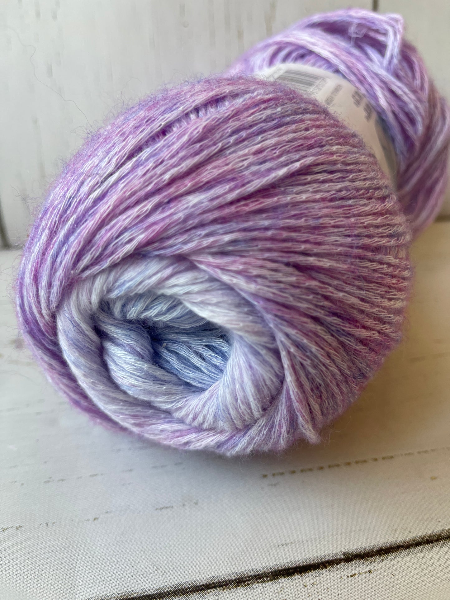 OMBRE HUES YARN ~ Plum, Periwinkle, White ~ Loops & Threads