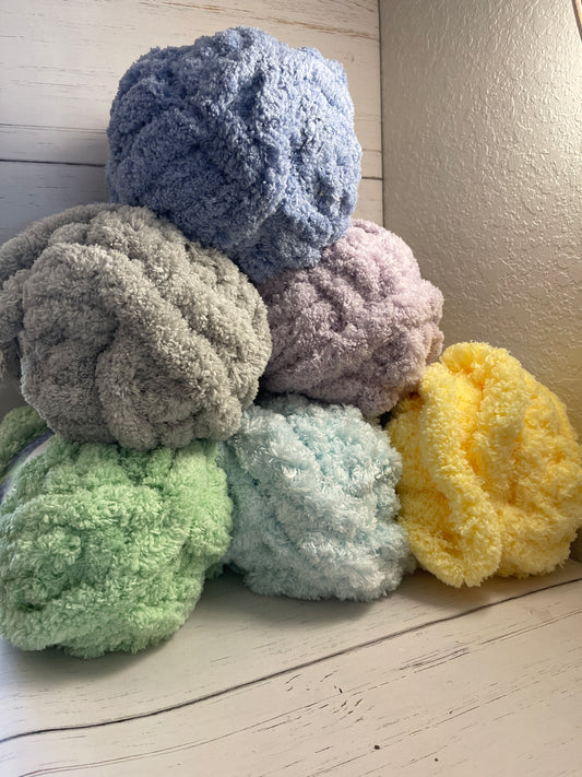 Fluffy Chenille Yarn ~ Loops & Threads ~ Free Shipping Available