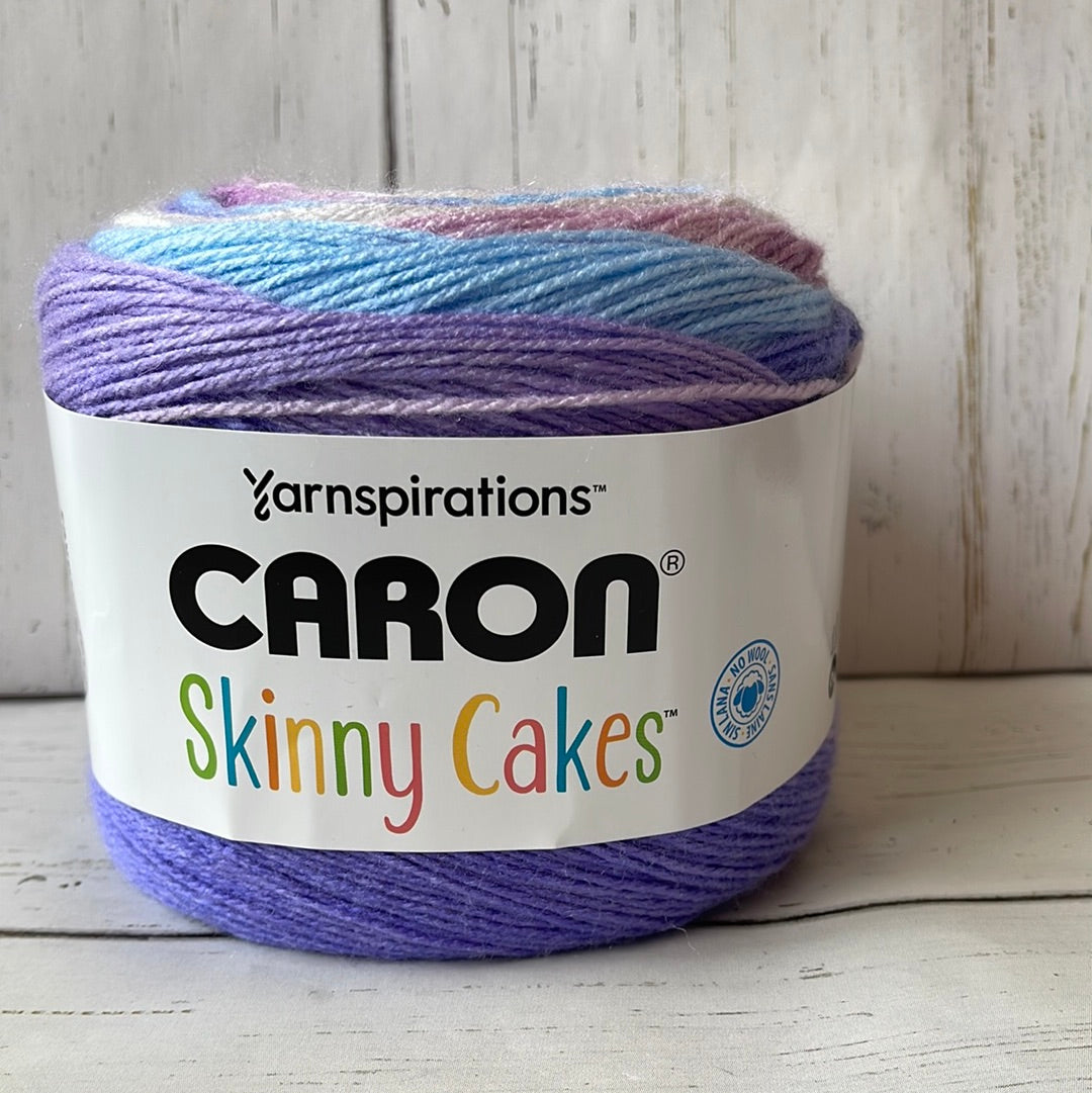 GRAPE Yarn ~ Caron Skinny Cakes, 8.8 oz, 795 yards