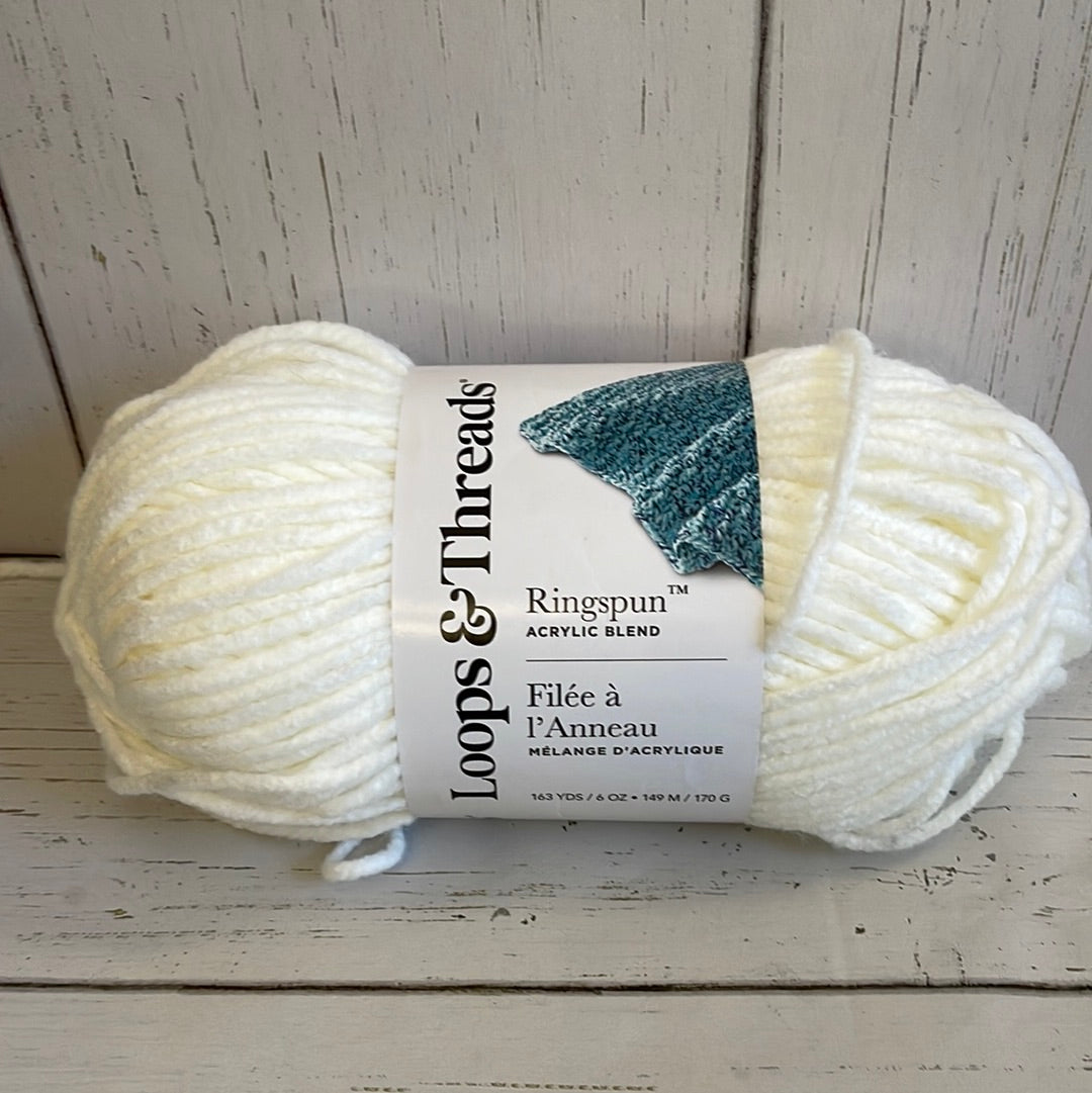 WHITE DOVE ~ Ringspun ~ Loops & Threads