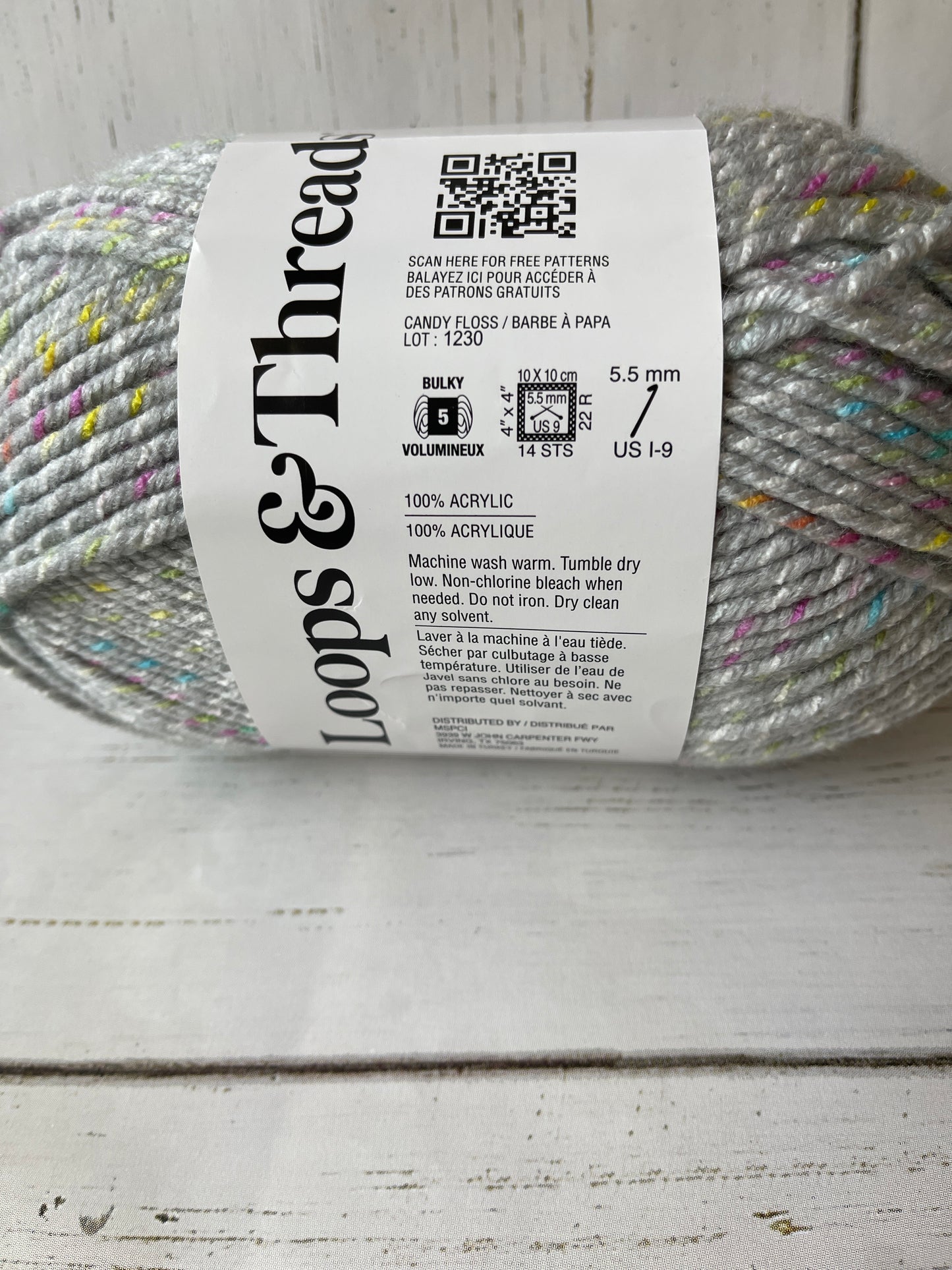 CANDY FLOSS YARN ~ Carousel Twist ~ Loops & Threads