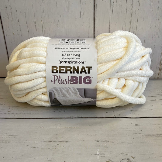 OFF WHITE YARN - Bernat Plush Big