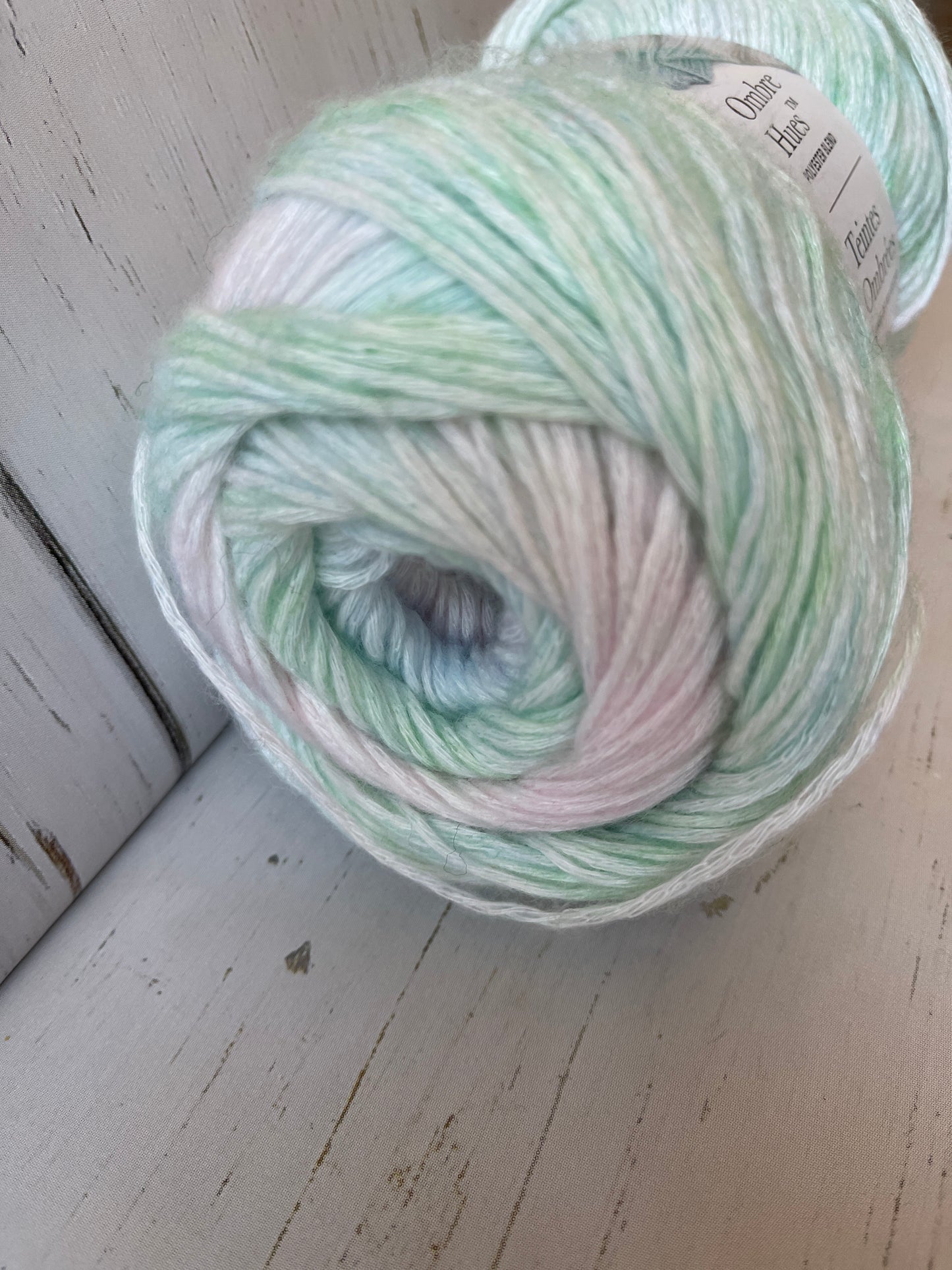 OMBRE HUES YARN ~ Blush, Sky Blue, Mint ~ Loops & Threads