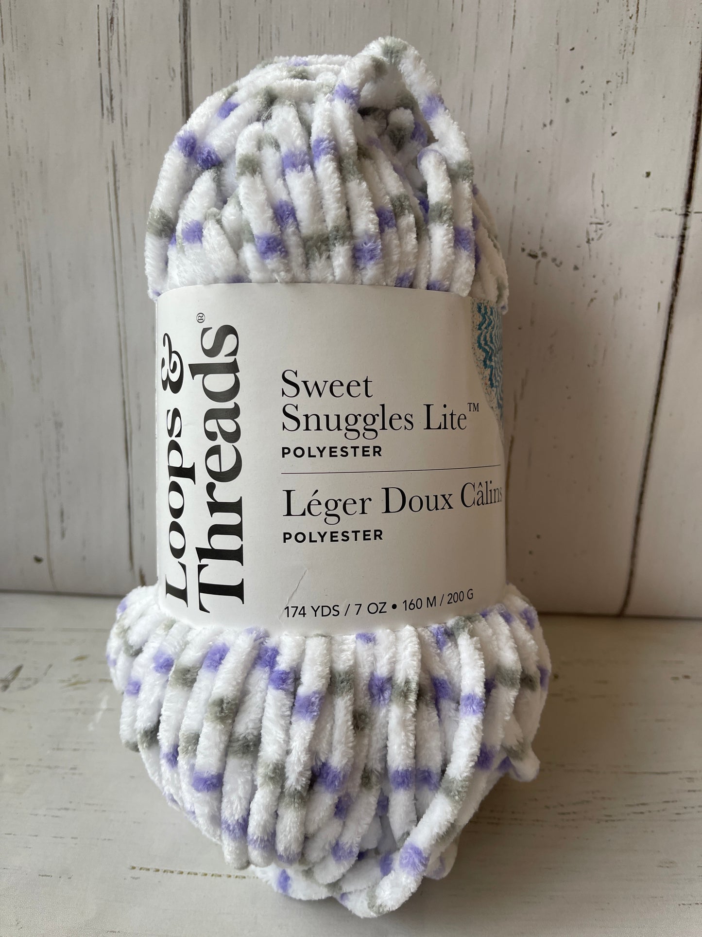 DUSTY  LILAC  DOT Yarn ~ Sweet Snuggles Lite ~ Loops & Threads