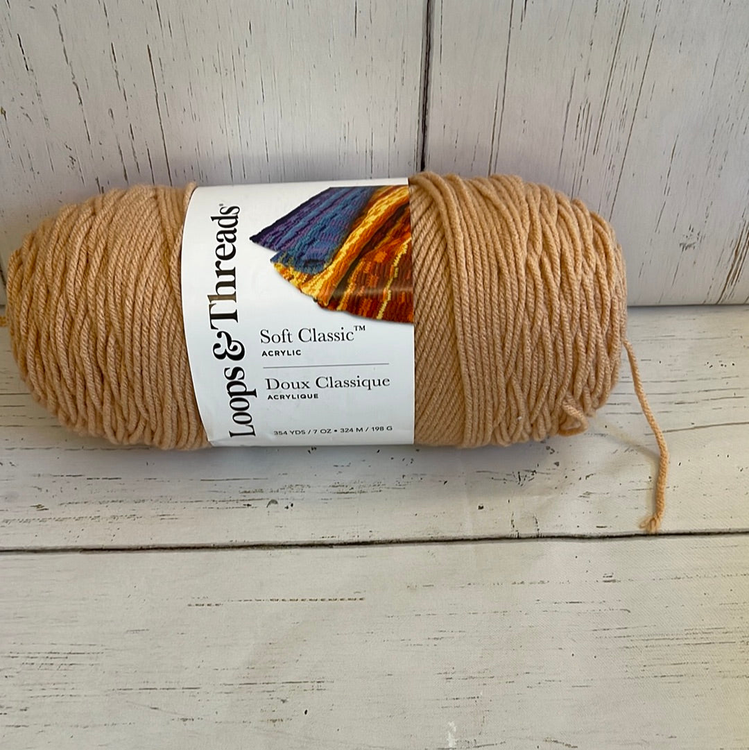 BISQUE YARN ~ Soft Classic ~  Loops & Threads