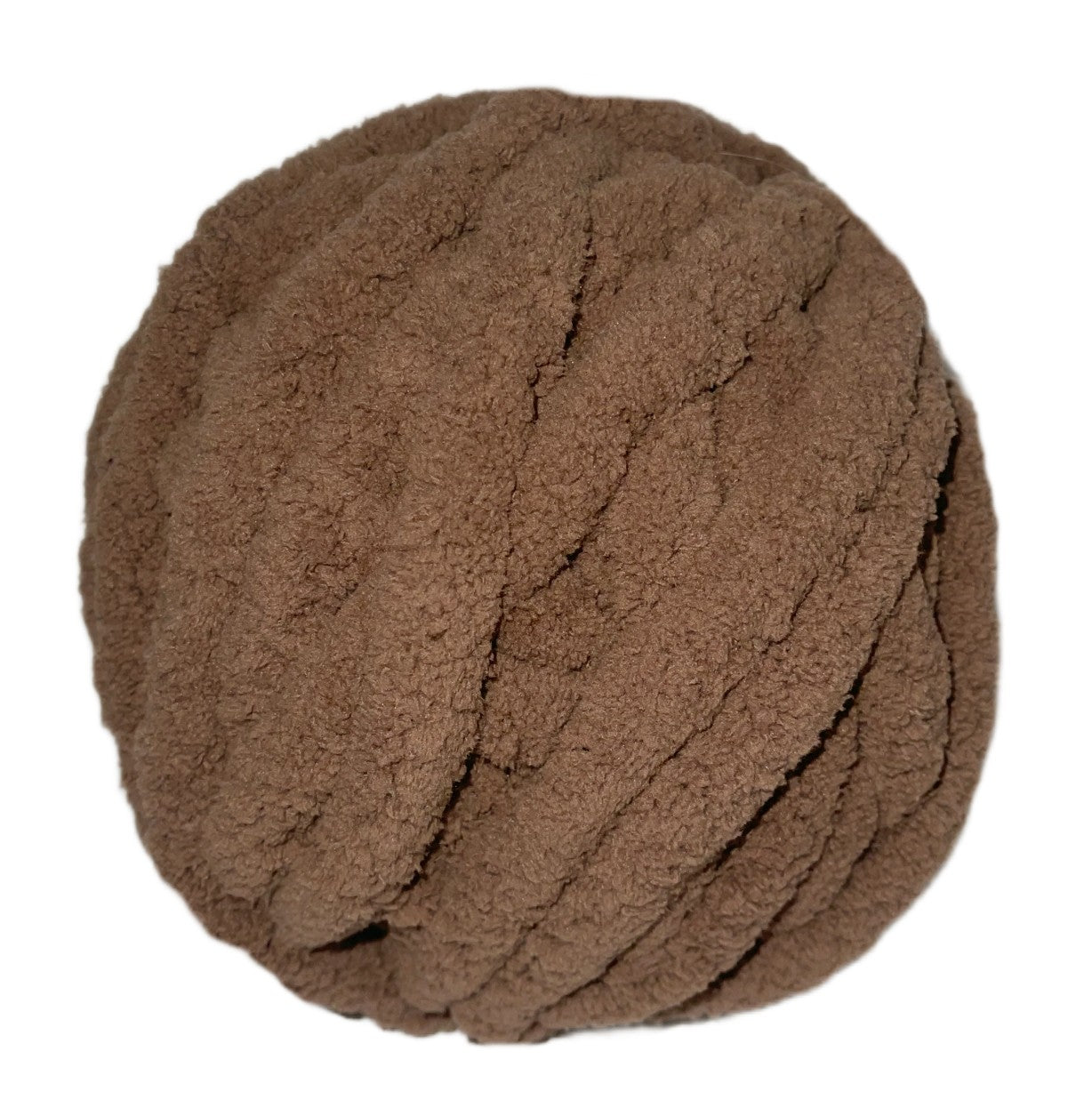 Jumbo Chenille Yarn ~ BROWN Yarn ~ Loop-a-Lot