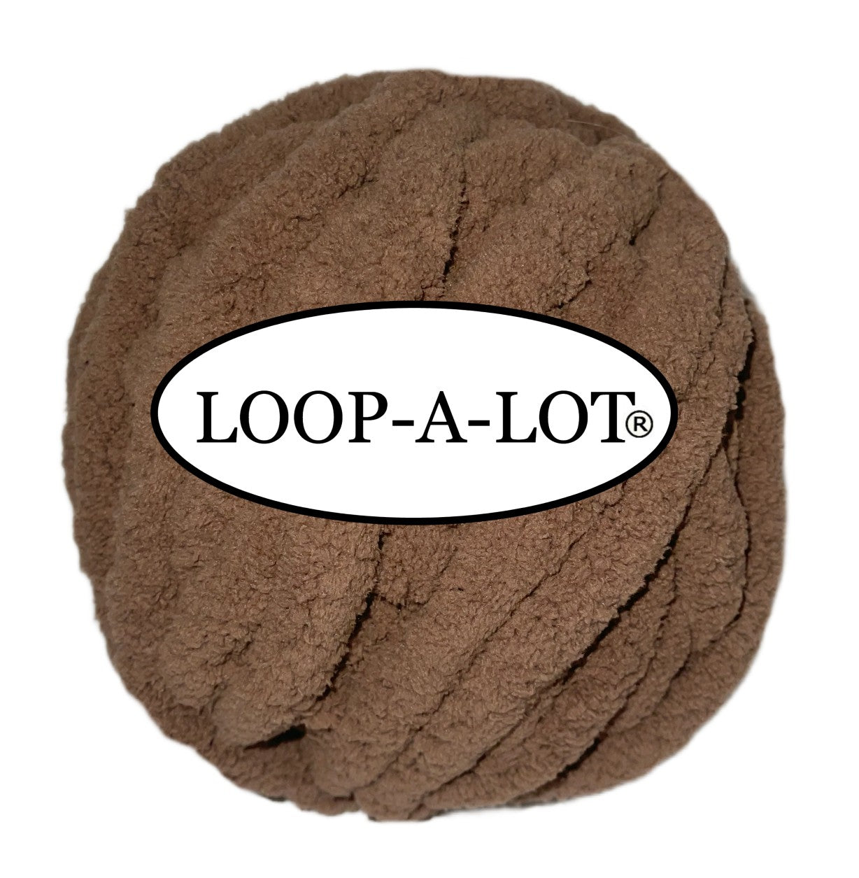 Jumbo Chenille Yarn ~ BROWN Yarn ~ Loop-a-Lot