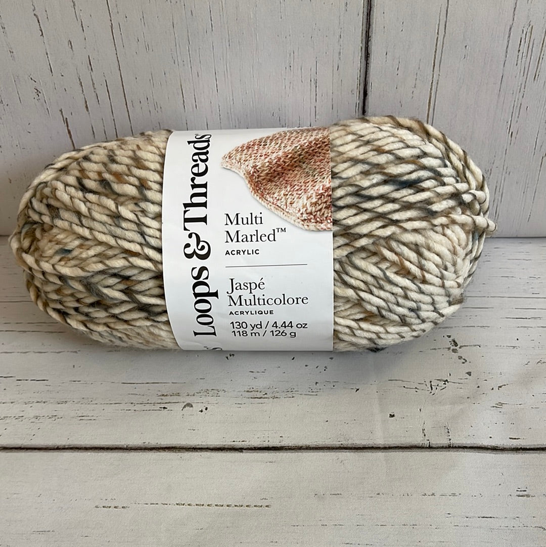 EARTHY YARN ~ Multi Marled ~ Loops & Threads