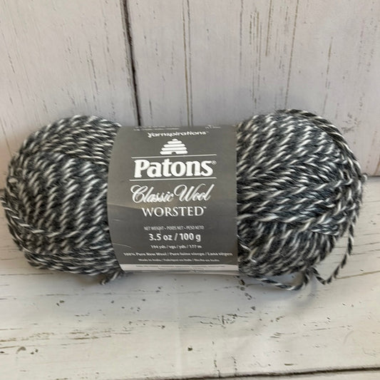 Dark Gray Marl ~ PATONS ~ Classic Wool ~ Worsted