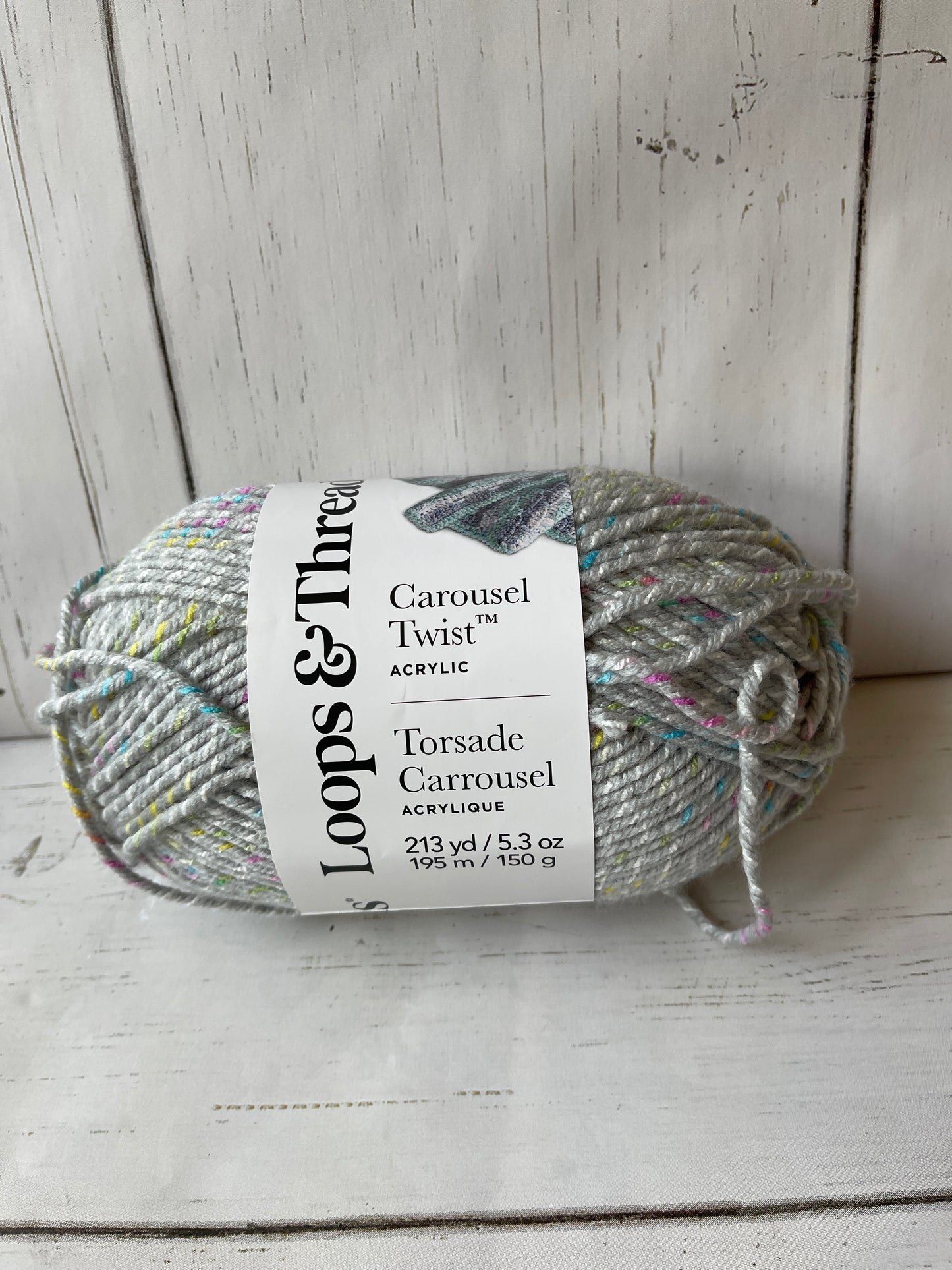 CANDY FLOSS YARN ~ Carousel Twist ~ Loops & Threads