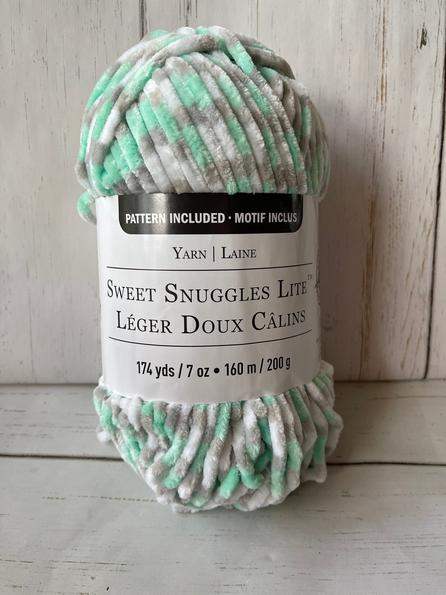 DUSTY MINT MULTI Yarn ~ Sweet Snuggles Lite ~ Loops & Threads