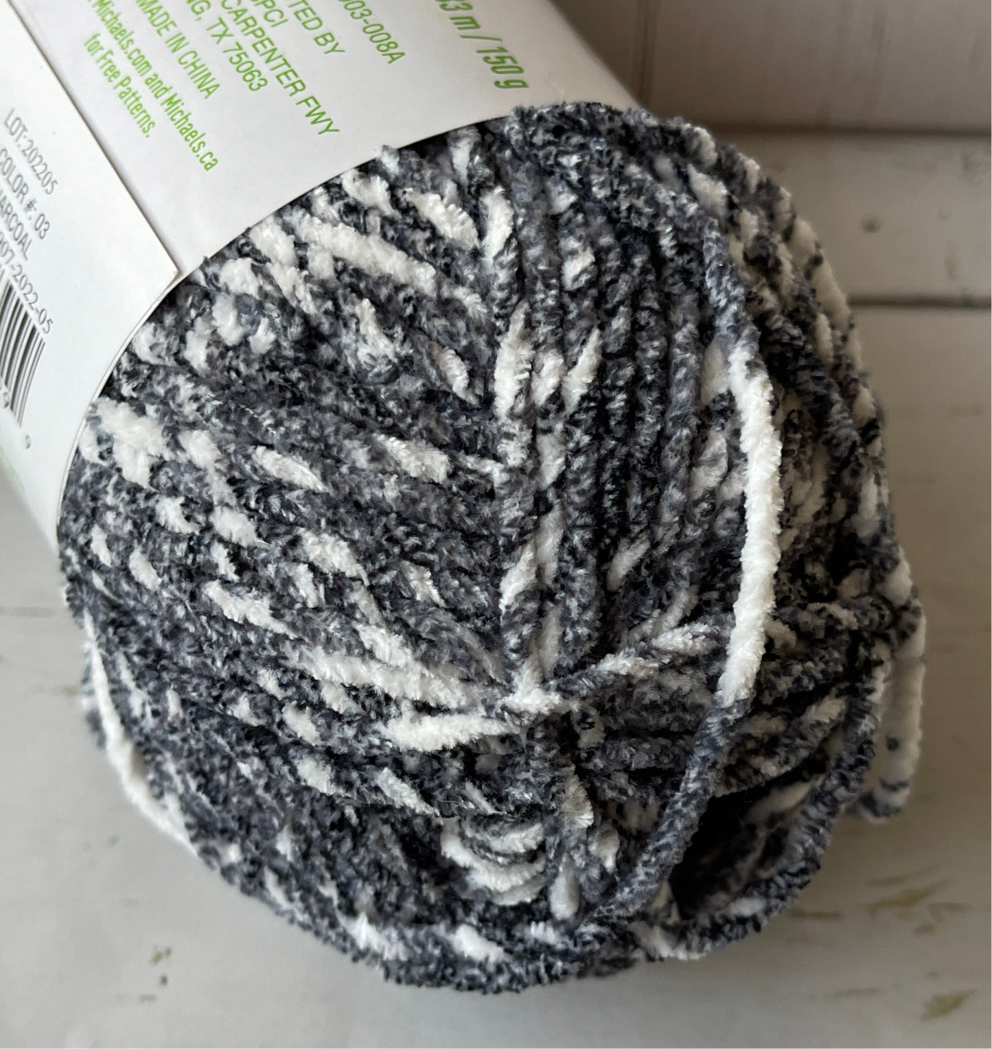 Charcoal Yarn  ~ Eco NATURALS ~ Loops and Threads Yarn