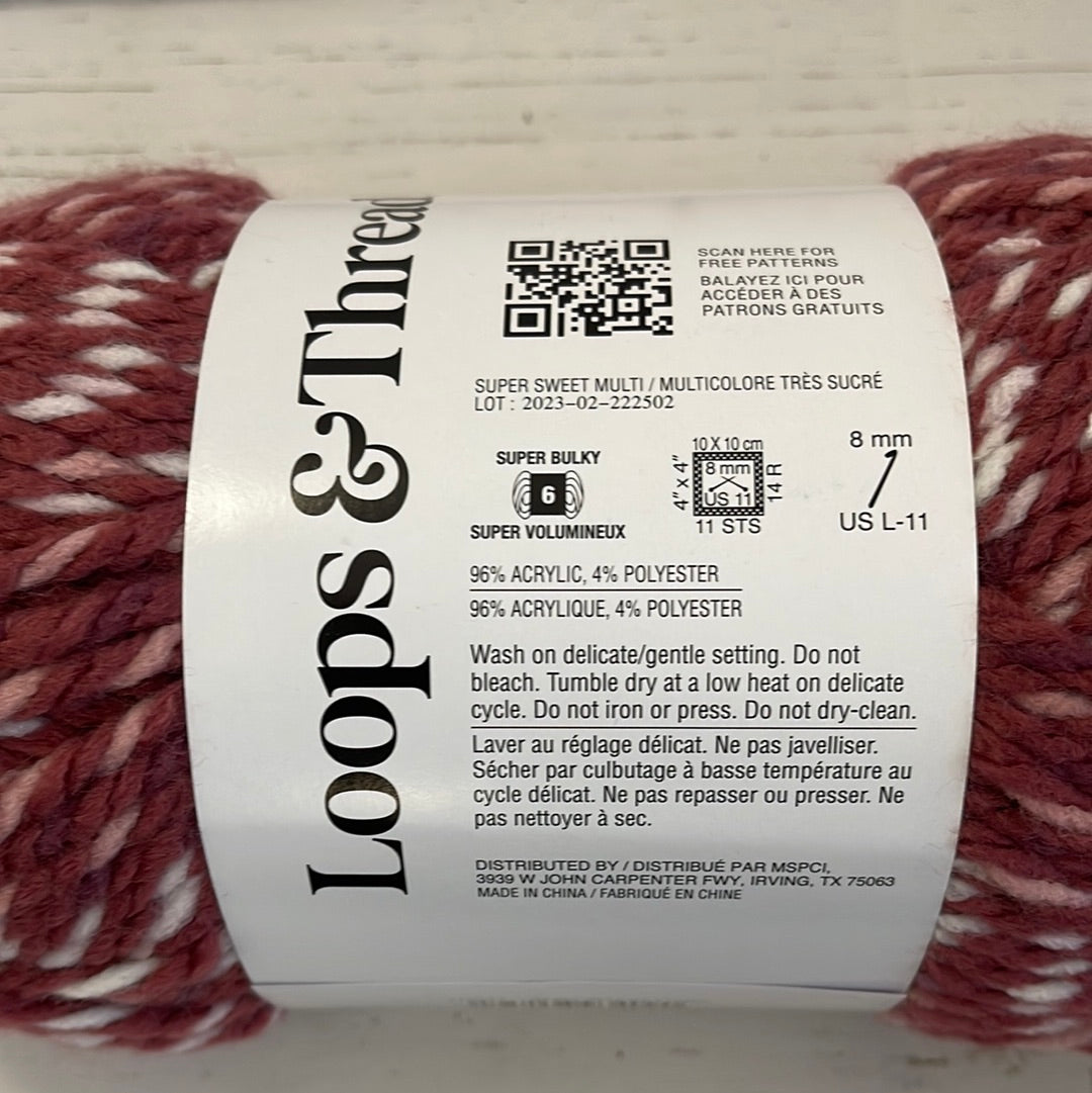 SUPER SWEET Multi Yarn ~ Ringspun ~ Loops & Threads