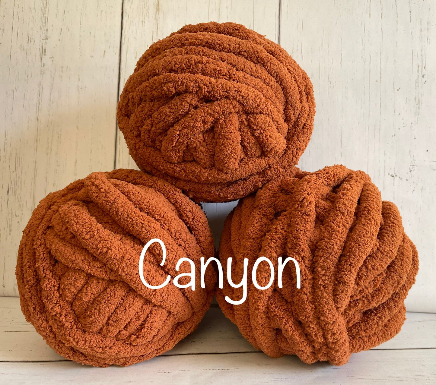 JUMBO Chenille Yarn, NEW COLOR ~ CANYON ~ Loop-A-Lot 8oz/226.8g, 28y, Polyester, Super Bulky 7 -Low Shipping rates (Copy)