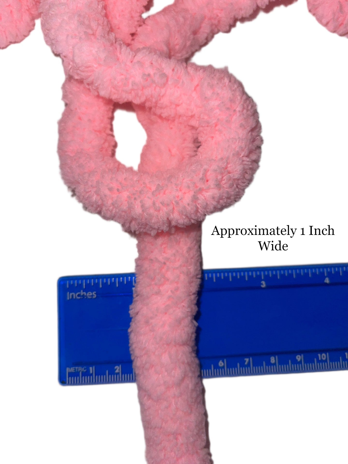 JUMBO Chenille Yarn ~ Cotton Candy Pink  Yarn ~ Loop-A-Lot ~ College Colors