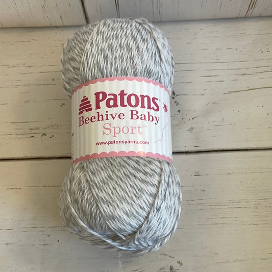 Baby Grey Marl Yarn ~ Patons ~ Beehive Baby Sport