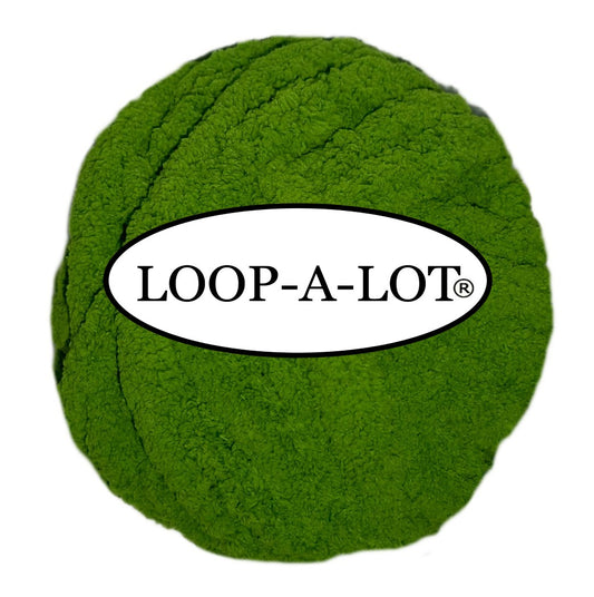 JUMBO Chenille Yarn, NEW COLOR ~ LIME ~ Loop-A-Lot ~ FREE SHIPPING AVAILABLW ~