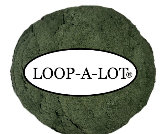JUMBO Chenille Yarn, NEW COLOR ~ Dark Moss Green ~ Loop-A-Lot~ FREE SHIPPING AVAILABLE ~