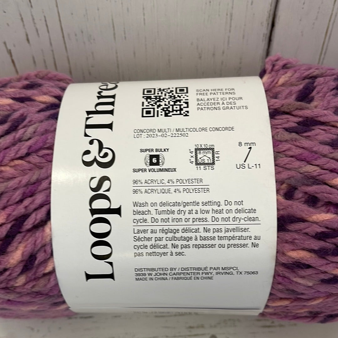 CONCORD Multi Yarn ~ Ringspun ~ Loops & Threads