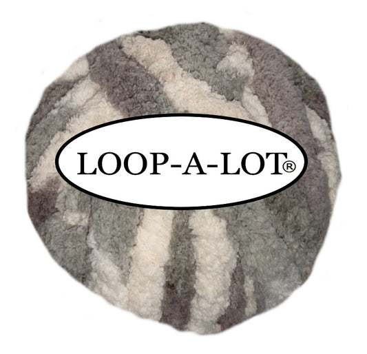 Jumbo Chenille Yarn ~ Earthy Yarn ~ Grays & Tans Multi ~Free Shipping Available (Copy)