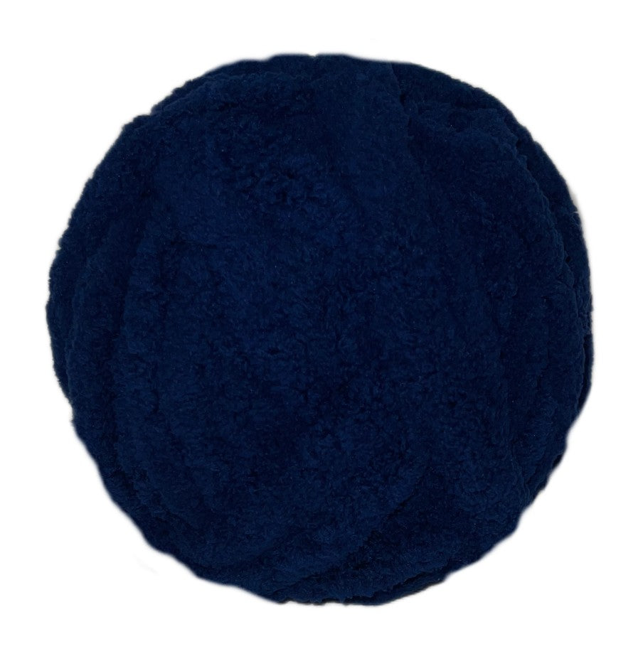 Estate Blue Yarn ~ Dark Blue Yarn ~  Jumbo Chunky Chenille ~ Loop-A-Lot ~ Free Shipping Available ~