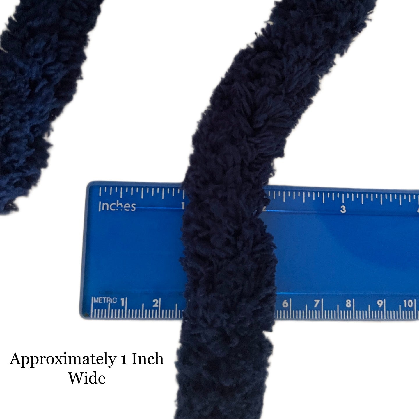 Estate Blue Yarn ~ Dark Blue Yarn ~  Jumbo Chunky Chenille ~ Loop-A-Lot ~ Free Shipping Available ~