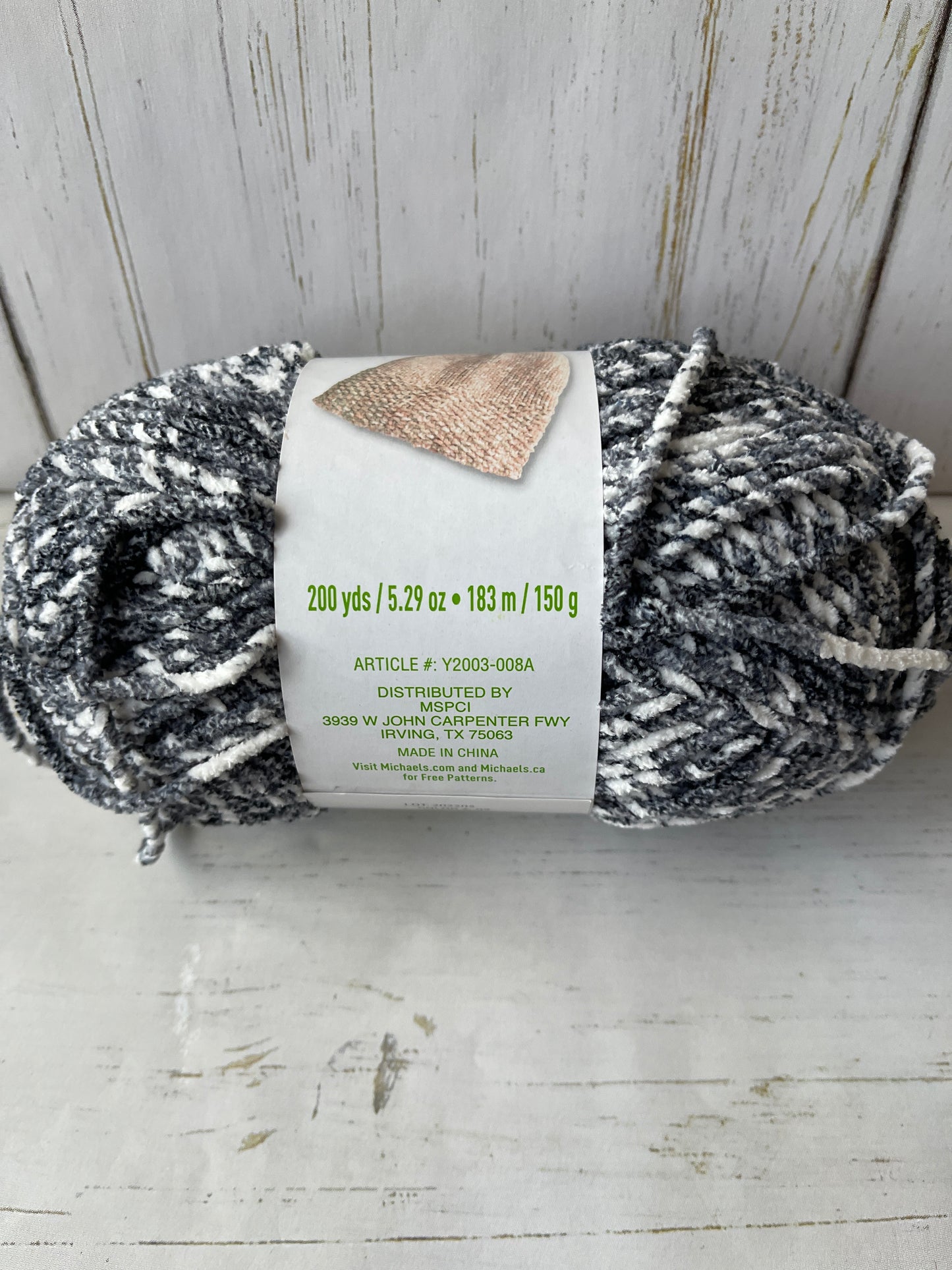 Charcoal Yarn  ~ Eco NATURALS ~ Loops and Threads Yarn