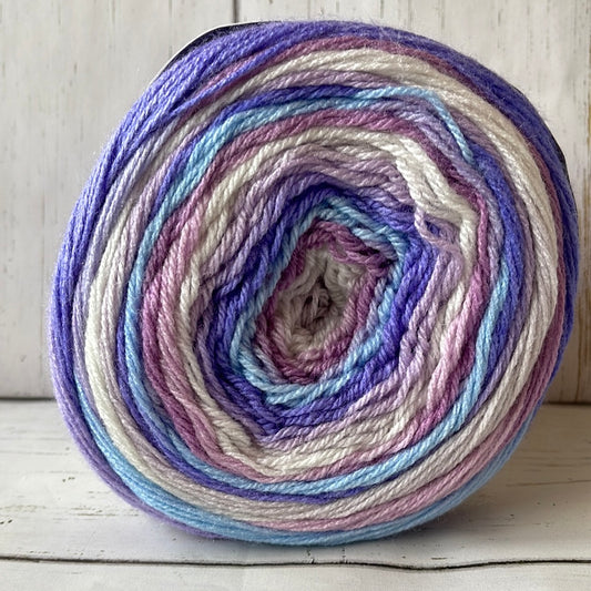 GRAPE Yarn ~ Caron Skinny Cakes, 8.8 oz, 795 yards