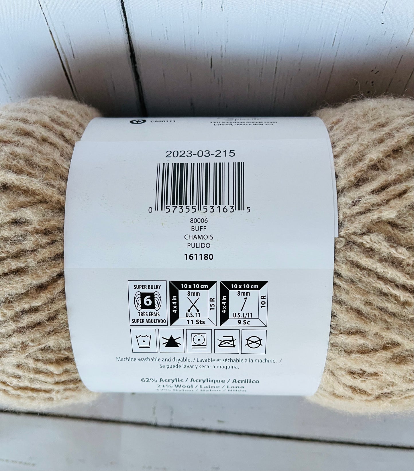 Bernat Felted Yarn ~ Buff