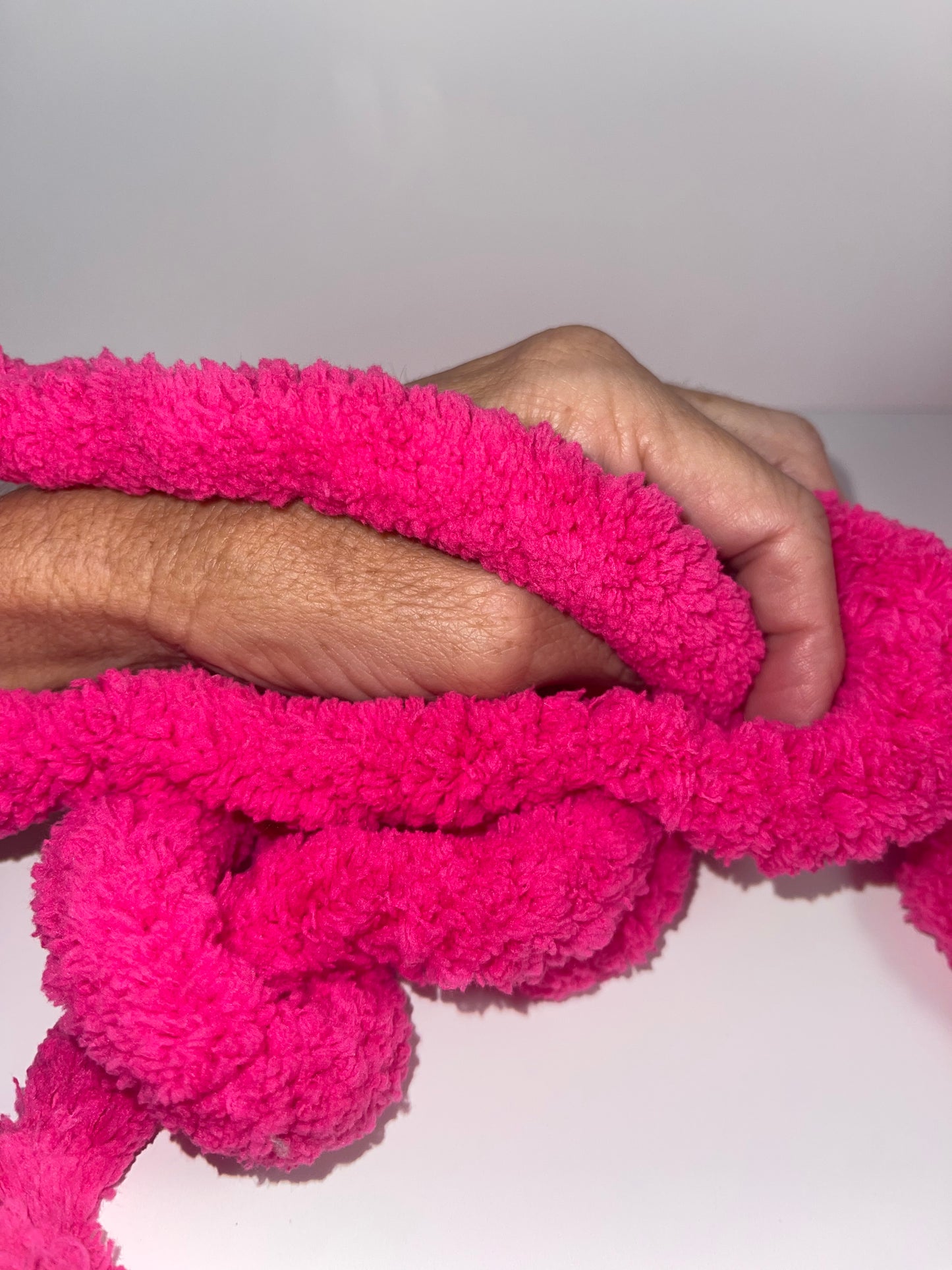 JUMBO Chenille Yarn ~   HOT PINK YARN ~ Loop-A-Lot ~ FREE SHIPPING AVAILABLE ~