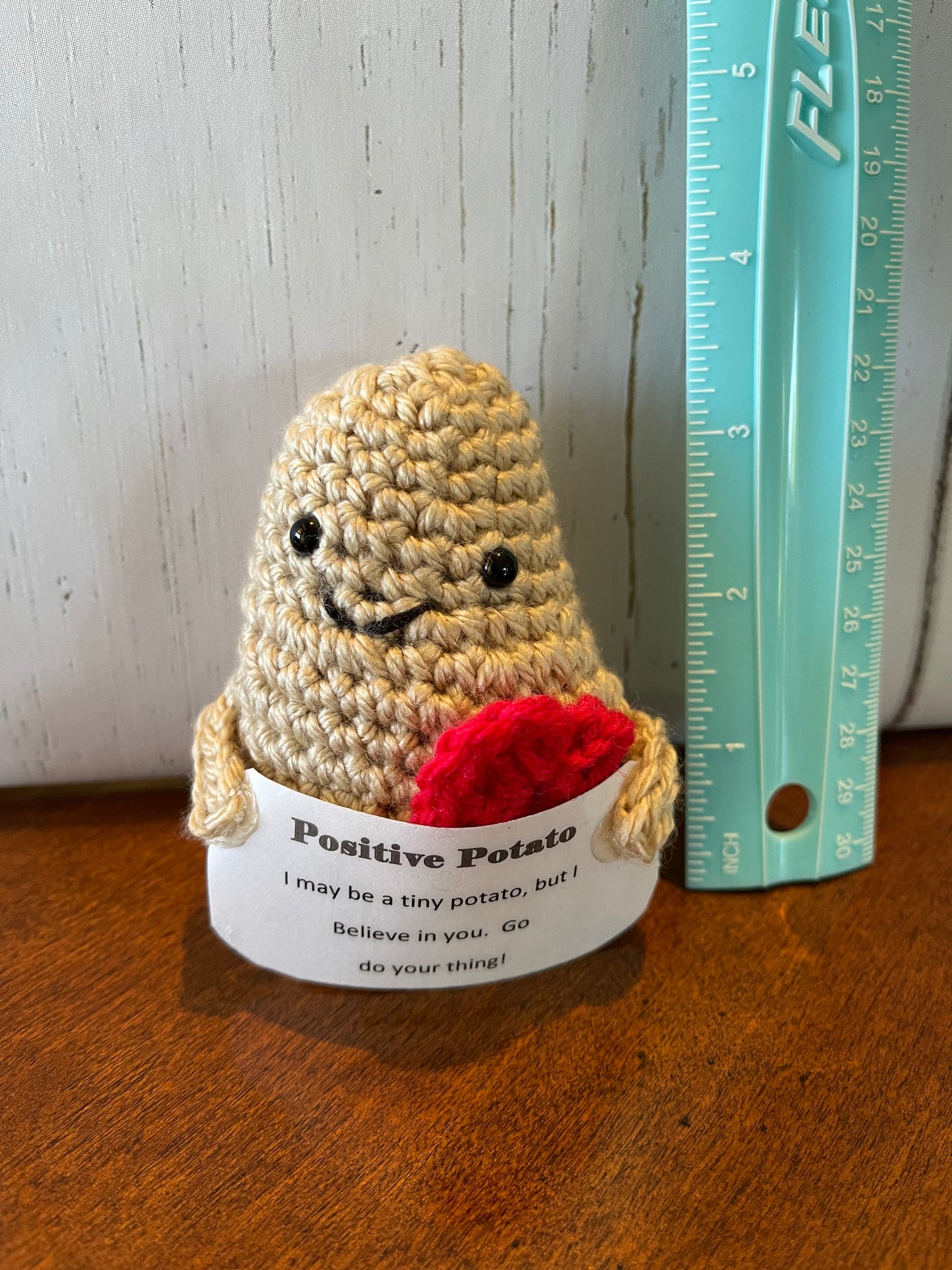 Positive Potato ~ Crochet ~ with heart