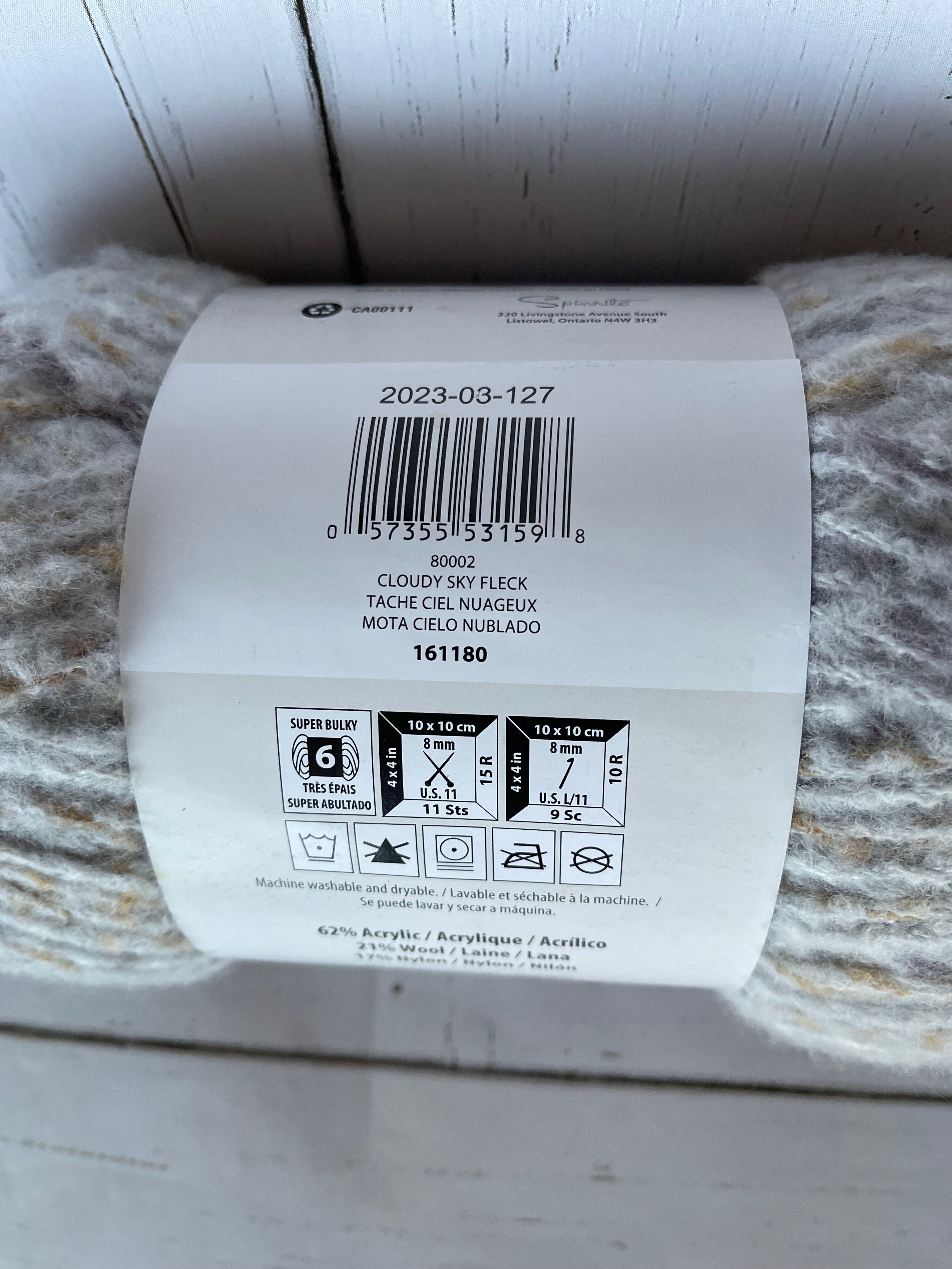 Cloudy sky discount bernat blanket yarn