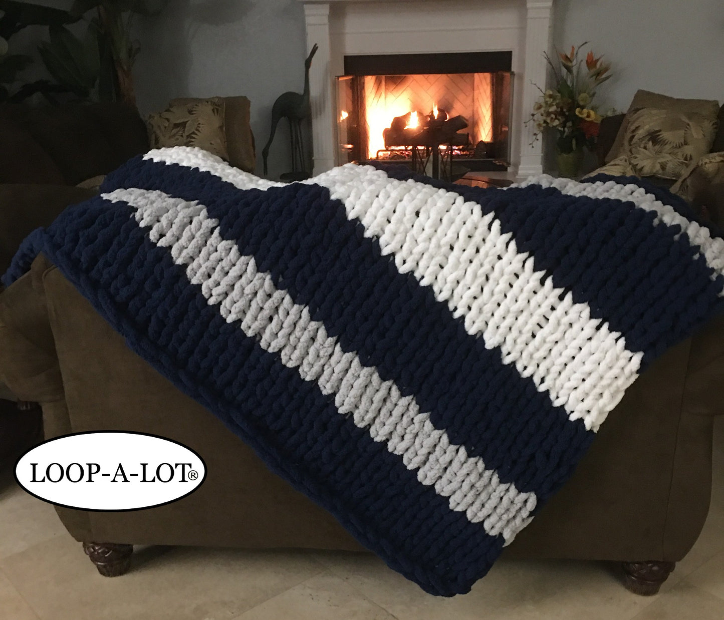 JUMBO Chenille Yarn ~ Black Yarn ~ Loop-A-Lot ~ FREE SHIPPING AVAILABLE ~