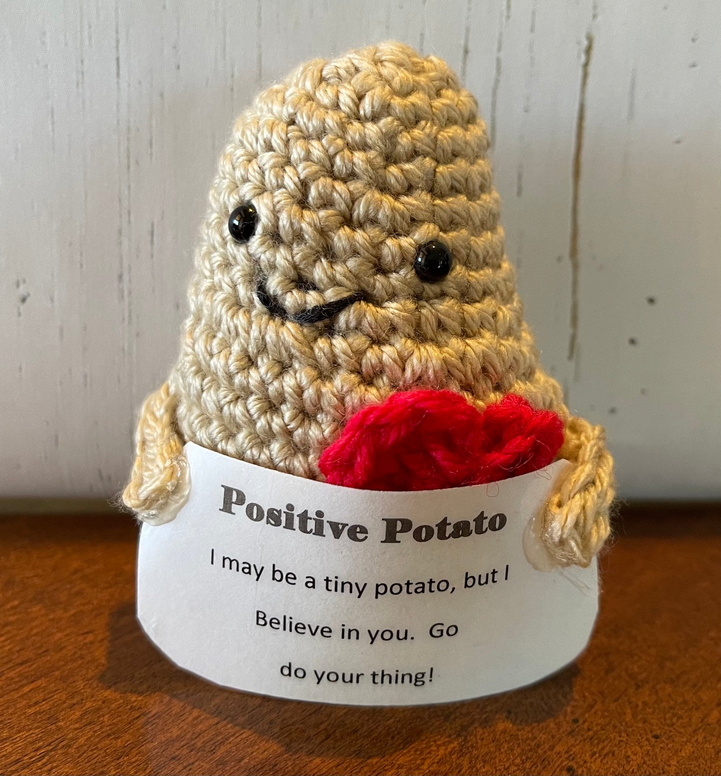 Positive Potato ~ Crochet ~ with heart