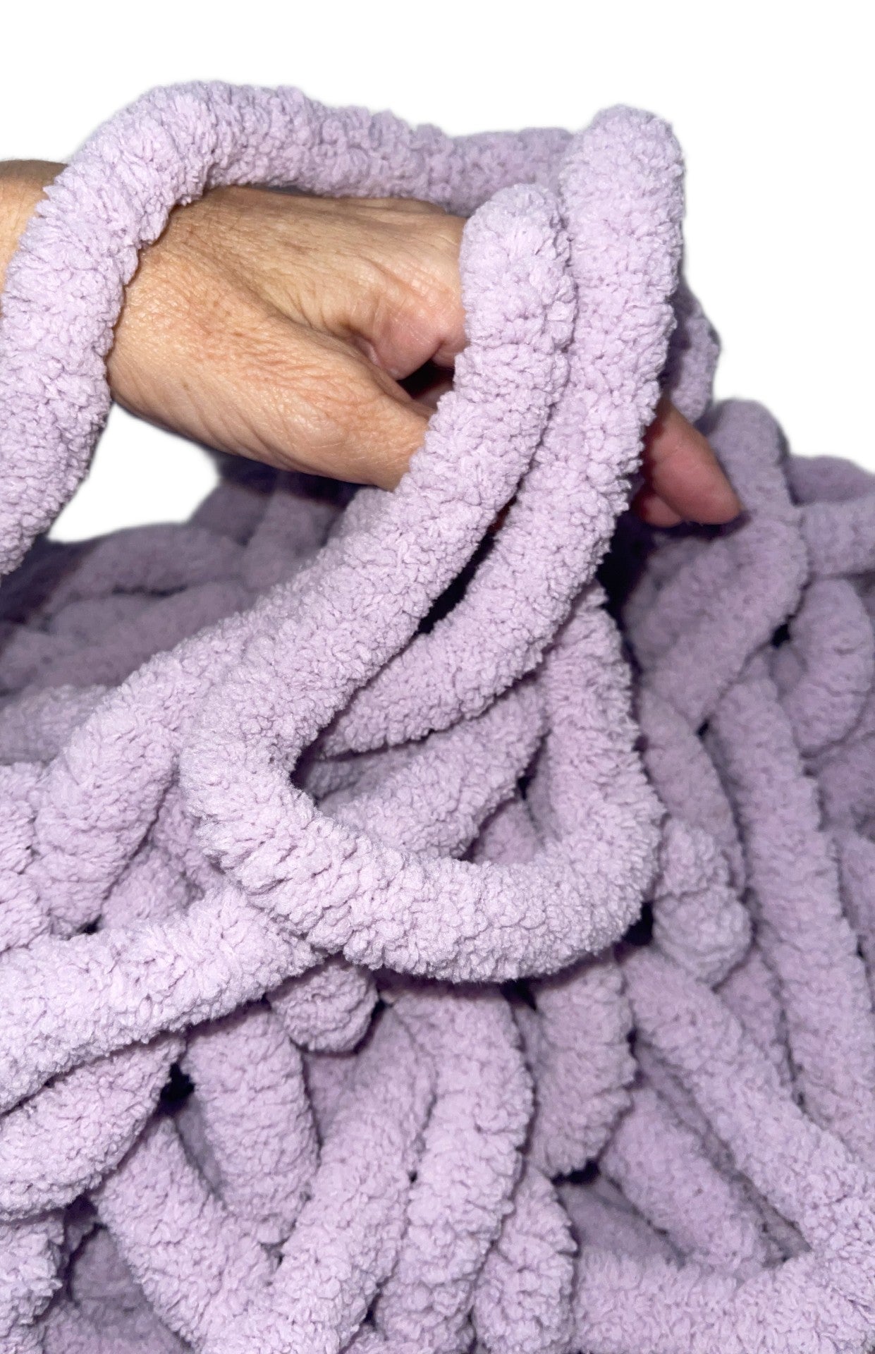 JUMBO Chenille Yarn ~ Light Purple Yarn~ Loop-A-Lot ~ FREE SHIPPING AVAILABLE ~