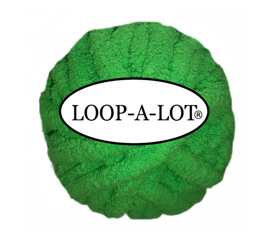 JUMBO Chenille Yarn, NEW COLOR ~ Nitro Green Yarn ~ Loop-A-Lot ~ FREE SHIPPING AVAILABLE ~