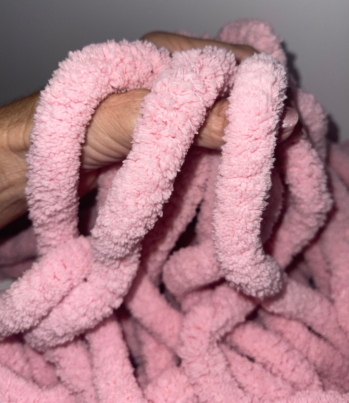 JUMBO Chenille Yarn ~ Pink Yarn ~ Loop-A-Lot  ~ FREE SHIPPING AVAILABLE