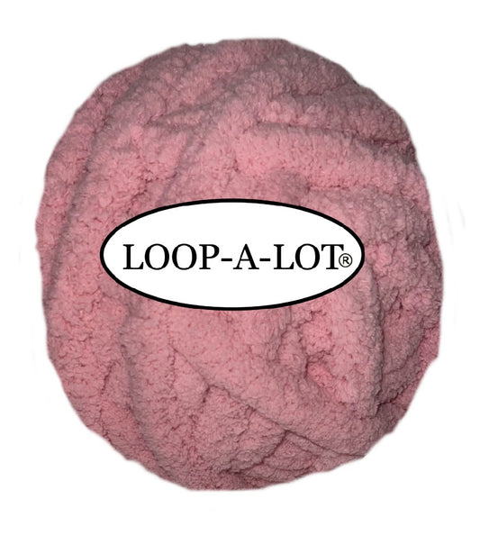 JUMBO Chenille Yarn ~ Pink Yarn ~ Loop-A-Lot  ~ FREE SHIPPING AVAILABLE