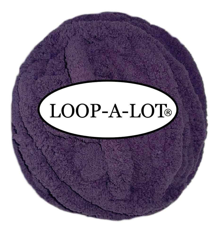 JUMBO Chenille Yarn ~  Purple Dream Yarn ~ Loop-A-Lot ~ FREE SHIPPING AVAILABLE ~