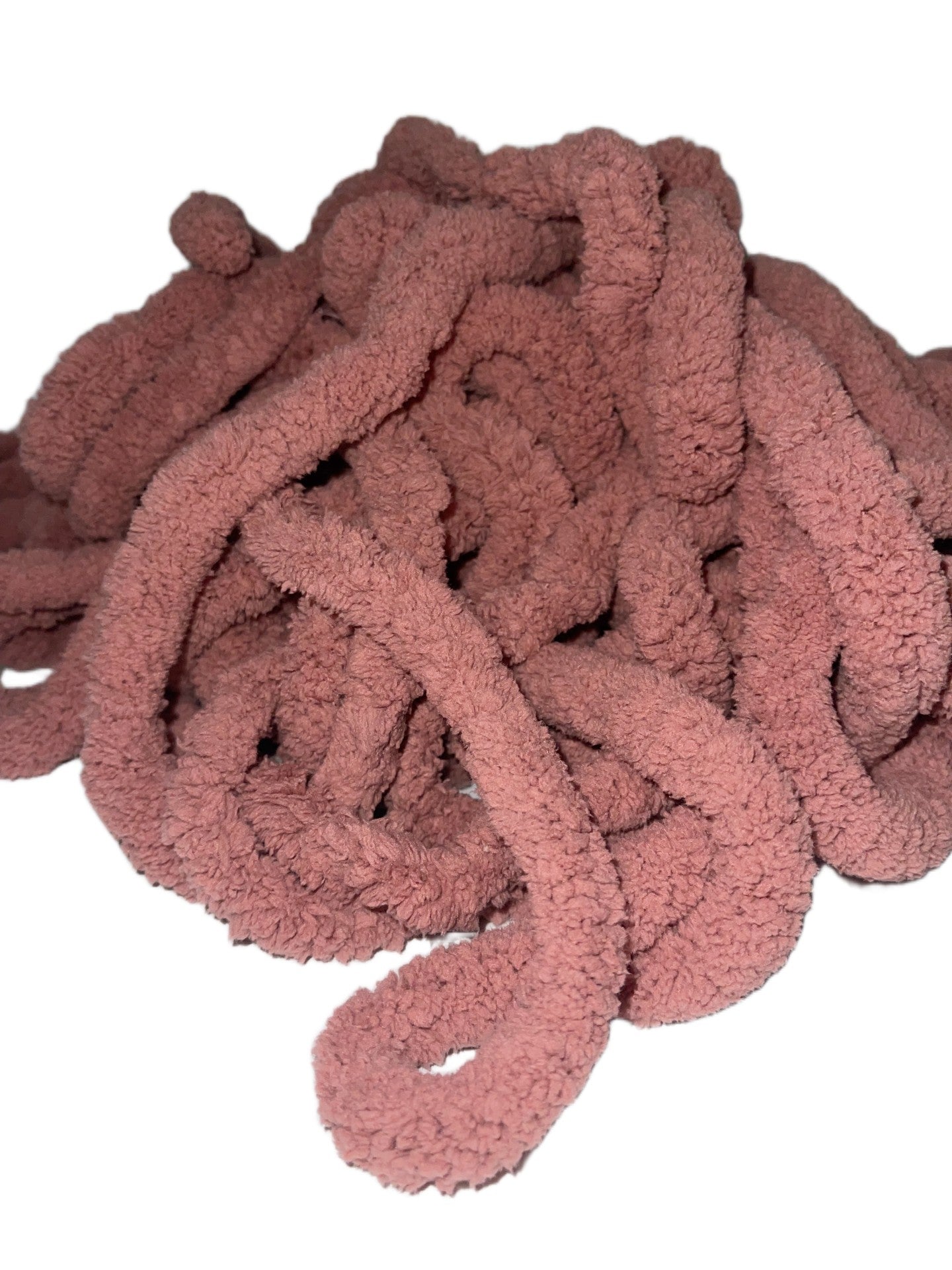 JUMBO Chenille Yarn ~ ROSE TAUPE ~ Loop-A-Lot ~ Free Shipping Available